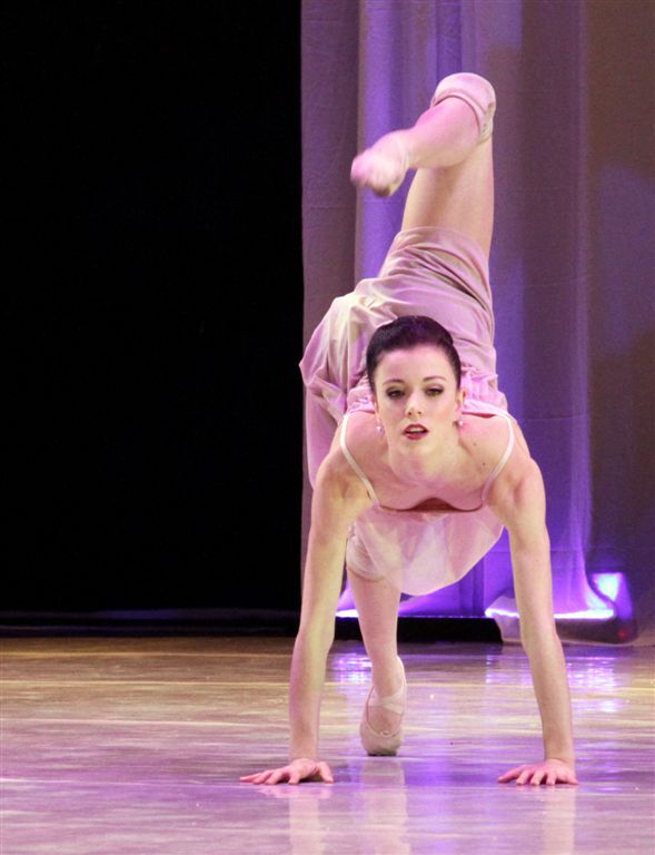 Kirsten Johnson, one of the Art of Motion students, during a performance at the International Ballet Gala.